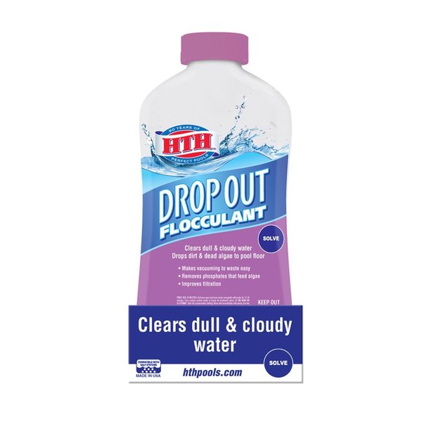 Hth Drop Out Liquid Flocculant 32 oz 67029
